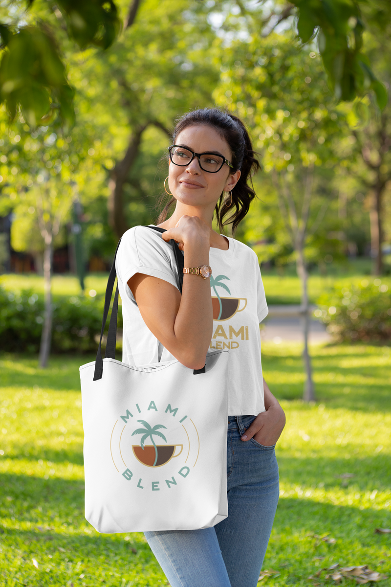 Miami Blend - Round Logo Eco Tote Bag