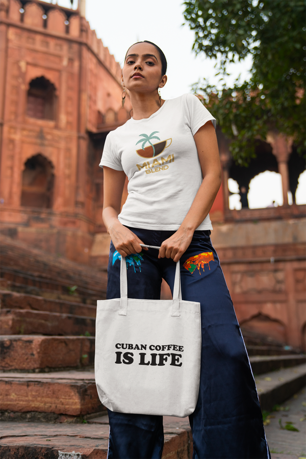 Cuban Coffee is LIFE Tote bag