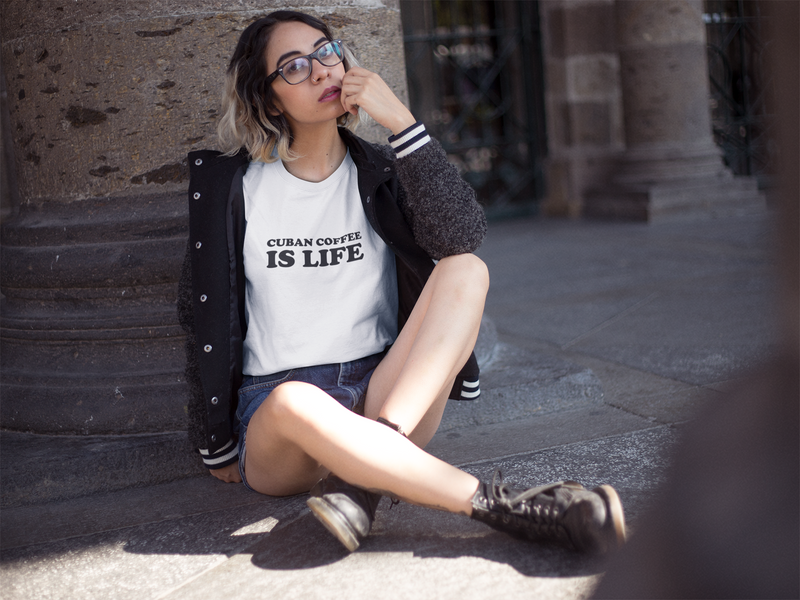 Cuban Coffee is LIFE - Women's short sleeve t-shirt