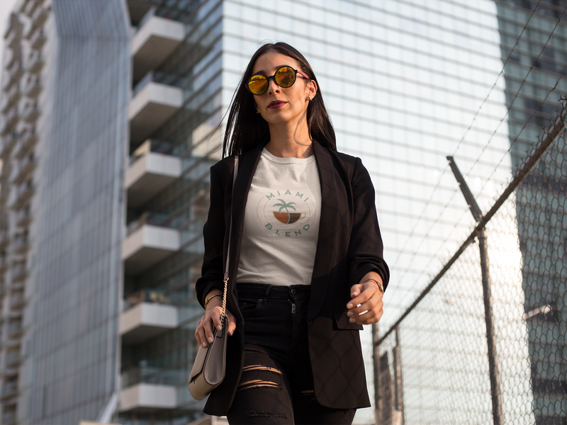 Miami Blend - Round Logo Women's short sleeve t-shirt