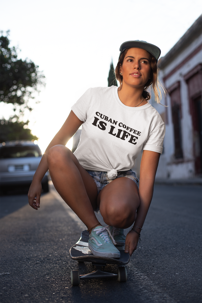 Cuban Coffee is LIFE - Women's short sleeve t-shirt