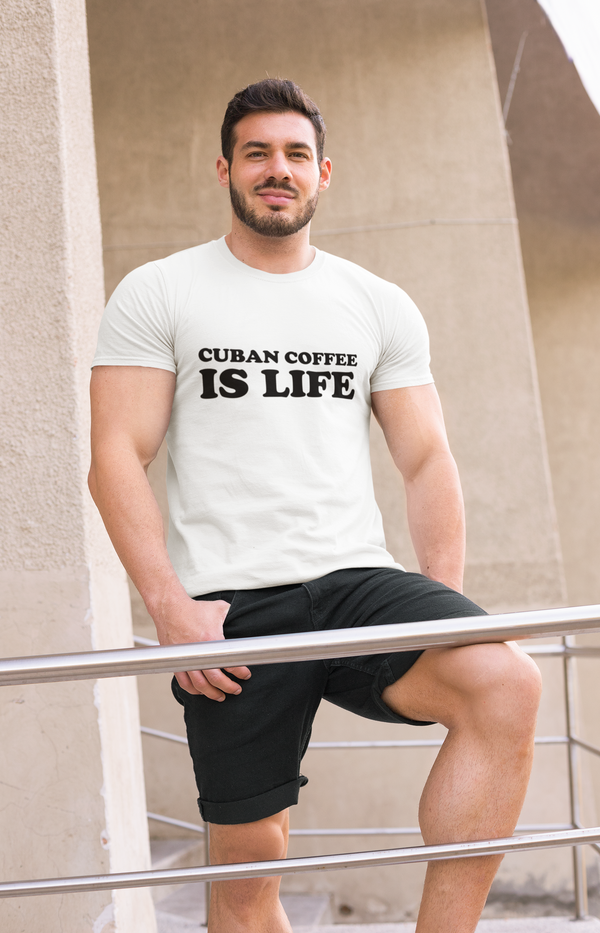 Cuban Coffee is LIFE - Men's T-Shirt