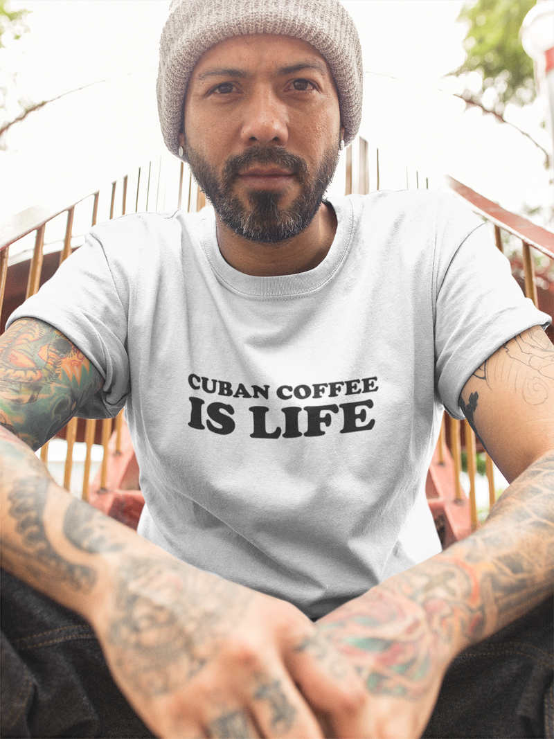 Cuban Coffee is LIFE - Men's T-Shirt