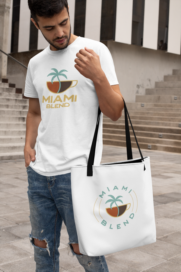 Miami Blend - Round Logo Eco Tote Bag