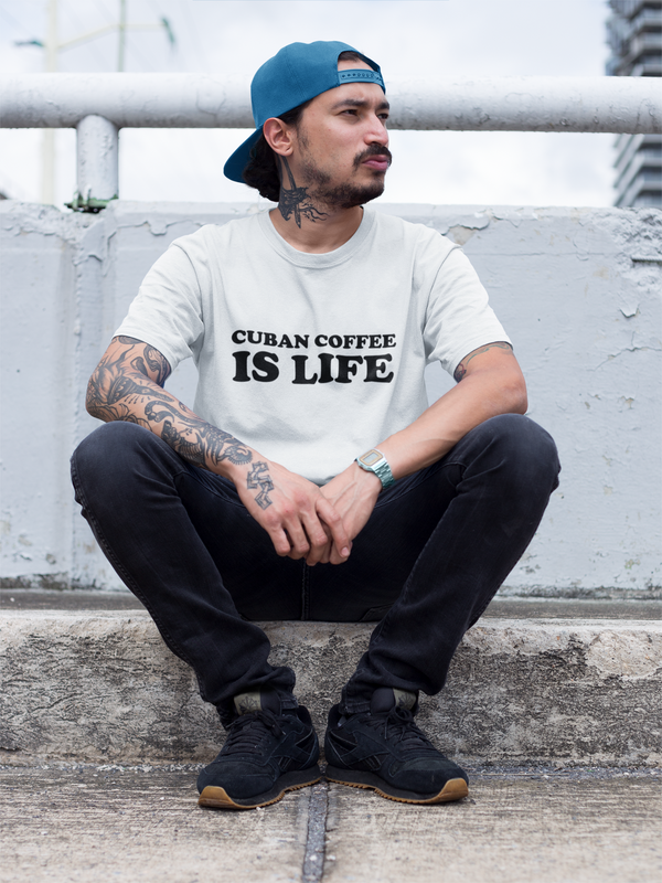 Cuban Coffee is LIFE - Men's T-Shirt