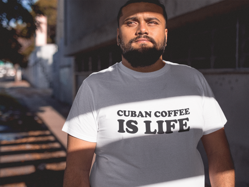 Cuban Coffee is LIFE - Men's T-Shirt