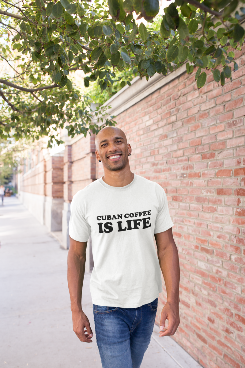 Cuban Coffee is LIFE - Men's T-Shirt