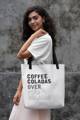 Coffee Coladas > Piña Coladas Tote bag