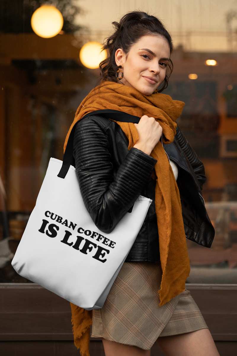 Cuban Coffee is LIFE Tote bag
