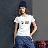 Cuban Coffee is LIFE - Women's short sleeve t-shirt