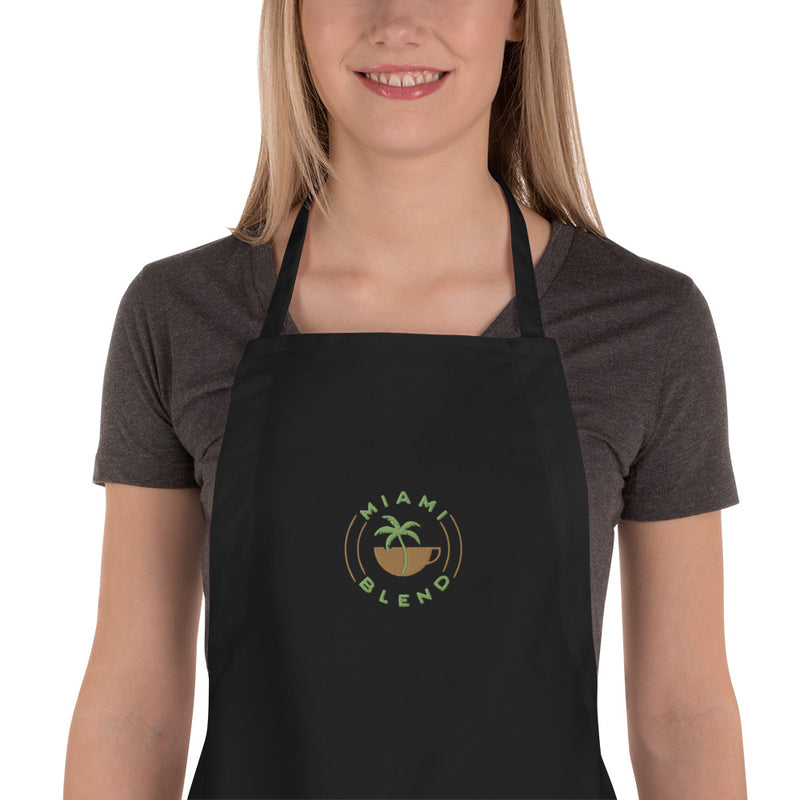 Miami Blend - Round Logo Embroidered Apron