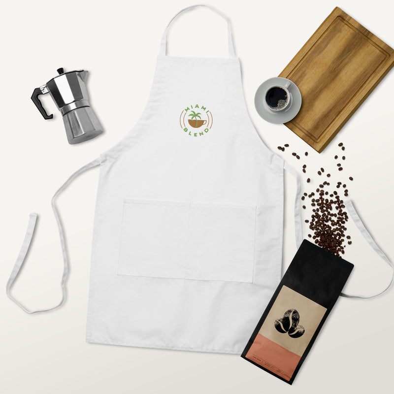 Miami Blend - Round Logo Embroidered Apron