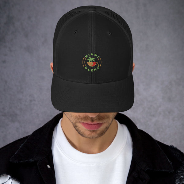 Miami Blend Trucker Cap - Round Logo