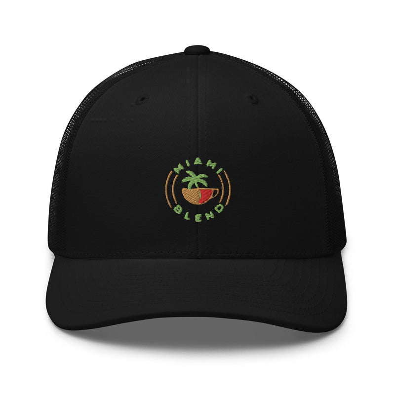 Miami Blend Trucker Cap - Round Logo