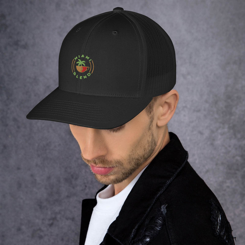 Miami Blend Trucker Cap - Round Logo