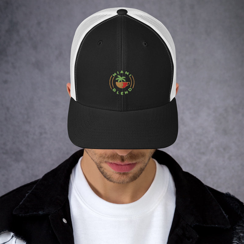 Miami Blend Trucker Cap - Round Logo