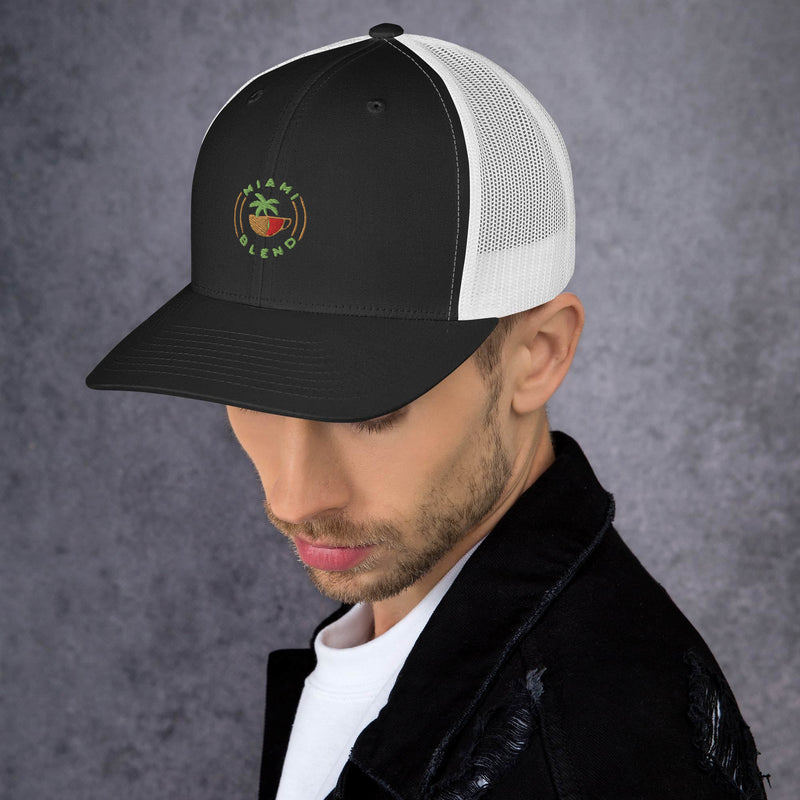 Miami Blend Trucker Cap - Round Logo