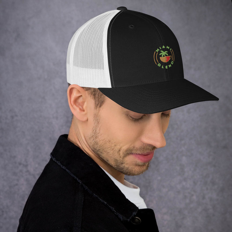 Miami Blend Trucker Cap - Round Logo