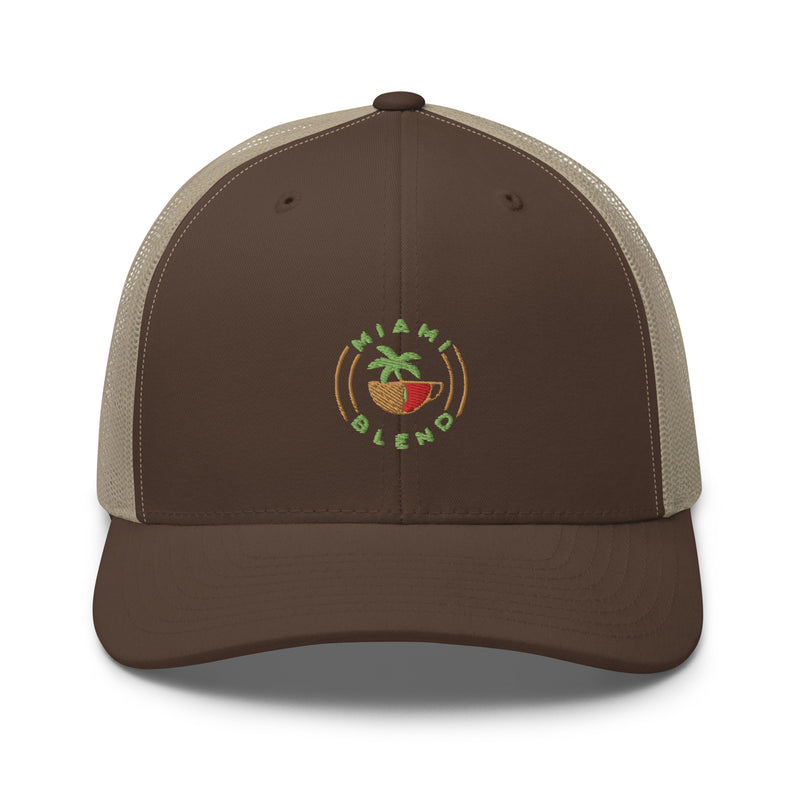 Miami Blend Trucker Cap - Round Logo