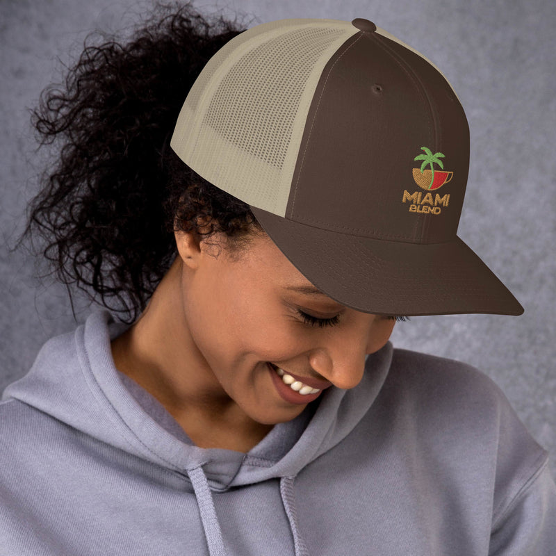 Miami Blend Trucker Cap - Main Logo